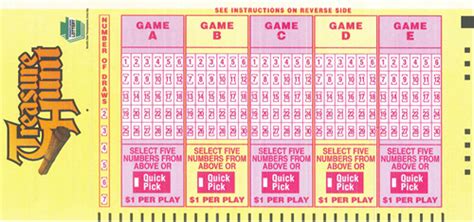 Pennsylvania (PA) Treasure Hunt Lottery Results and Game Details.
